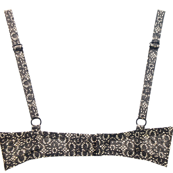 Felina 38C Black Nude Push Up Padded Bra NWT - Picture 2 of 3